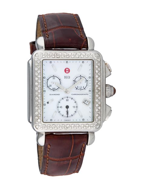 michele watch deco diamond chronograph